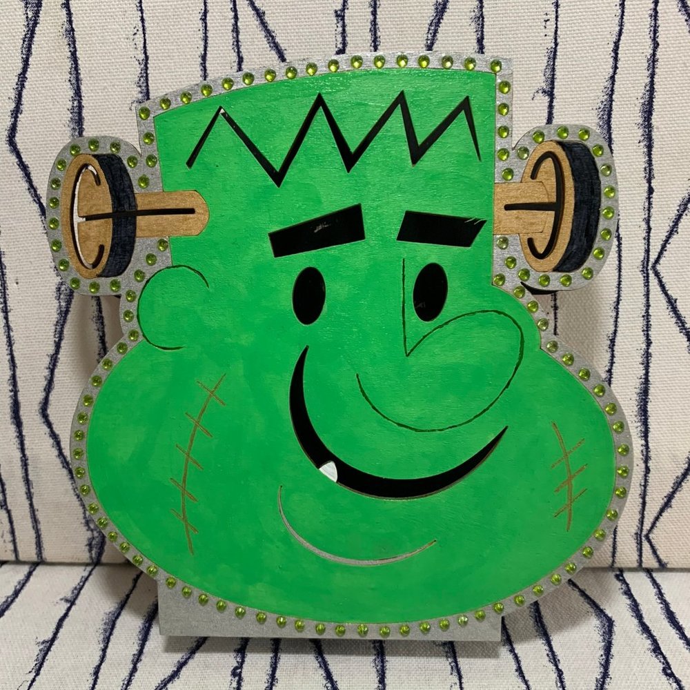 ⭐️- Hand Painted Halloween Nightlight